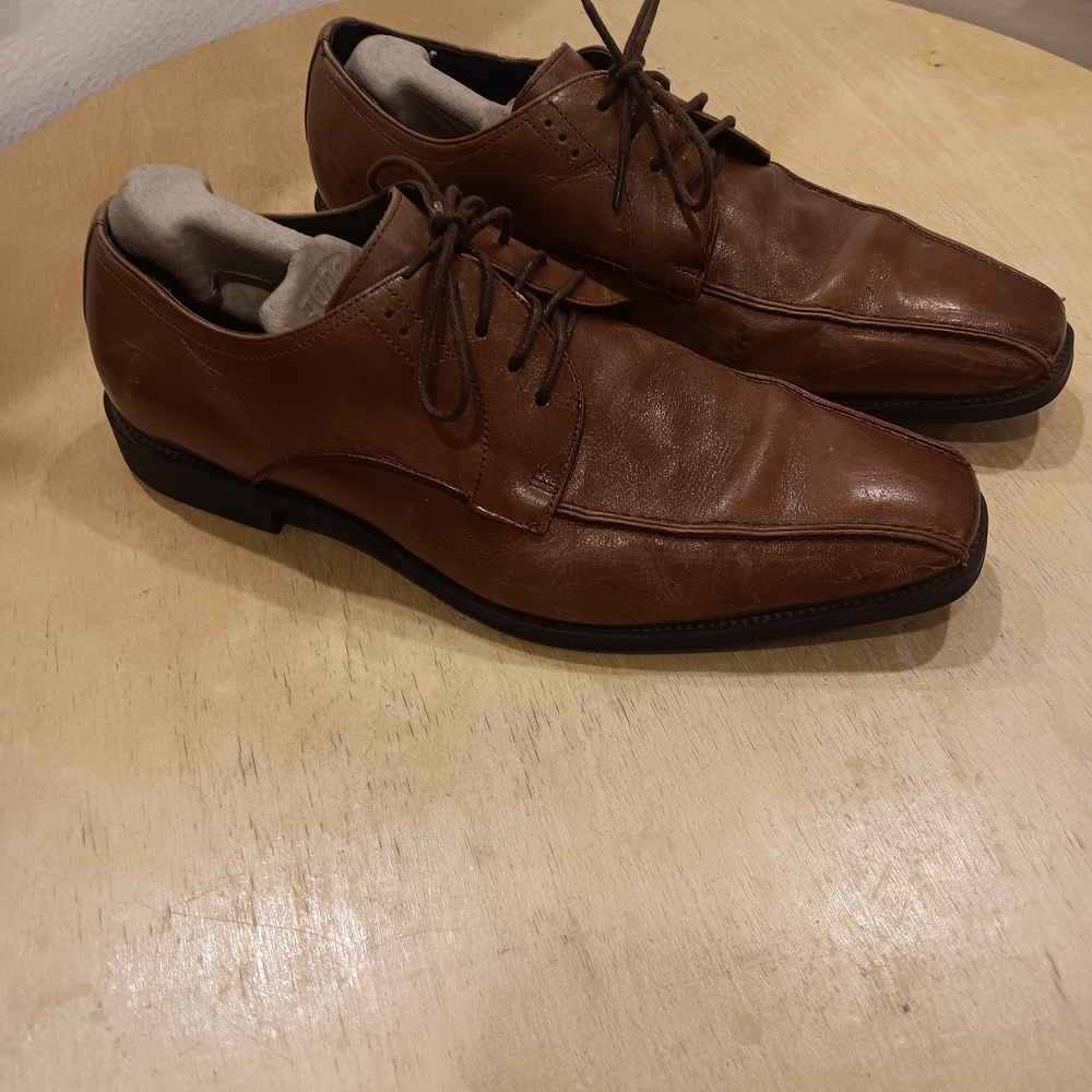 Stacy Adams Logan Bike Toe Oxford 25132-221 Mems Size 10.5